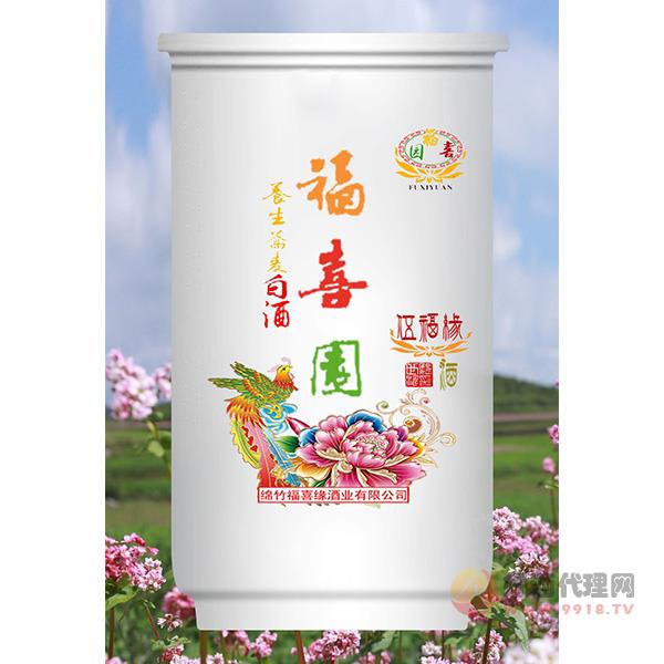 伍福缘余定版白色瓷杯荞香型52度100ml