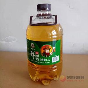 酒立方头道原浆鲜啤酒1.5L