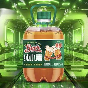 纯小青1.5升常温保存60天（麦芽度10度）Pet桶啤精酿啤酒