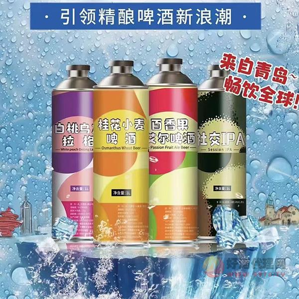 佑约精酿原浆啤酒1L
