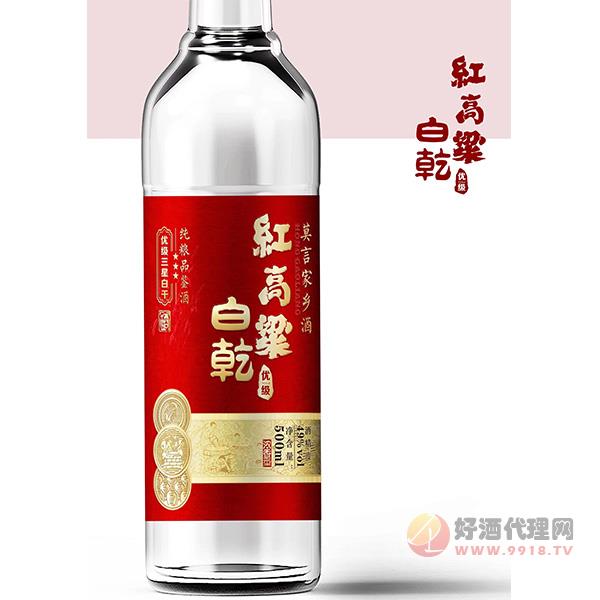 红高粱白干酒49度500ml