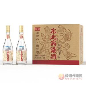 北大荒东北高粱酒42度475mlx12瓶