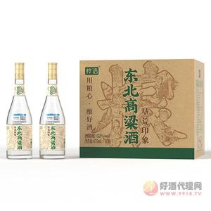 北大荒东北高粱酒52度475mlx12瓶