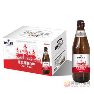 澳斯卡中楚原浆精酿白啤450mlx24瓶