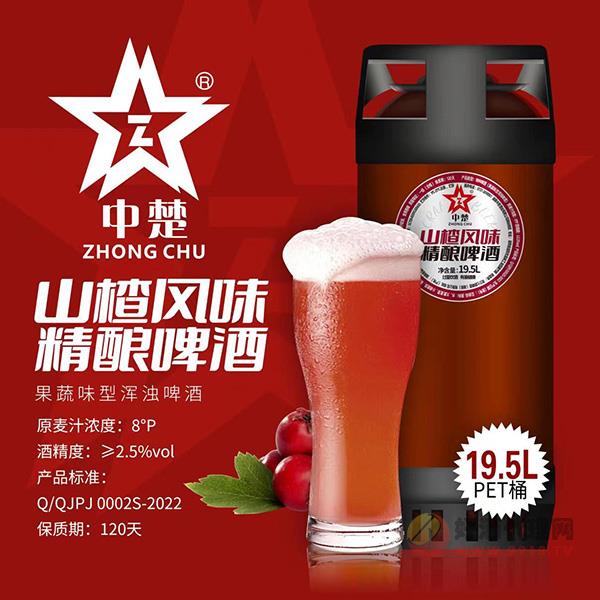 中楚山楂风味精酿啤酒19.5L