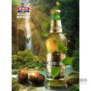 鲜卑源老猎全麦芽啤酒500ml