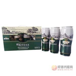 鲜卑源醉美呼伦贝尔啤酒650mlx8罐