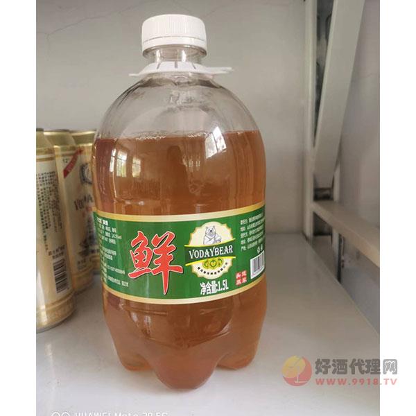 嘉士熊鲜啤酒1.5L