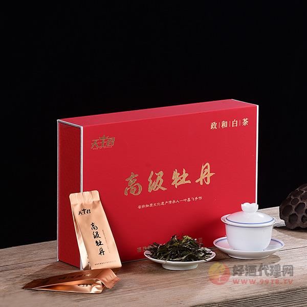 天王君高级牡丹白茶礼盒