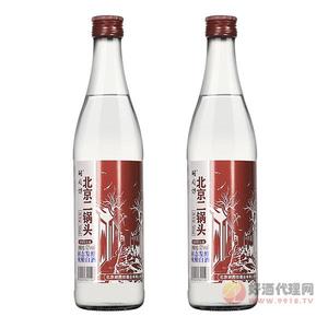 胡同坊北京二锅头棕标52度白酒500ml