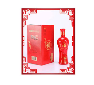 百年京子牛盒酒清香型42度500ml