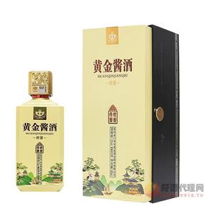 黄金酱酒醇酱传世酱香53度500ml礼盒装