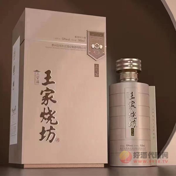 王家烧坊正气20白酒酱香型53度500ml