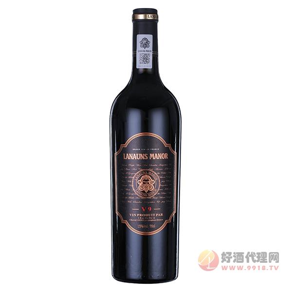 拉贡酒庄V9干红葡萄酒750ml