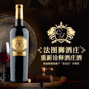 法图狮金色狮王干红葡萄酒750ml