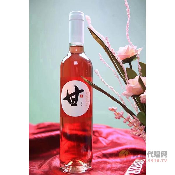 甘麓甜型桃红葡萄酒500ml