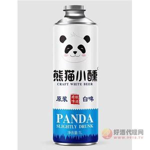 熊猫小醺精酿原浆白啤1L