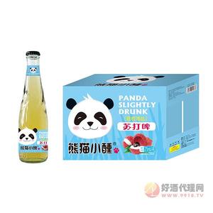 熊猫小醺荔枝海盐苏打啤酒275mlx24瓶