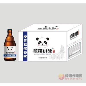熊猫小醺原浆精酿白啤315mlx12瓶