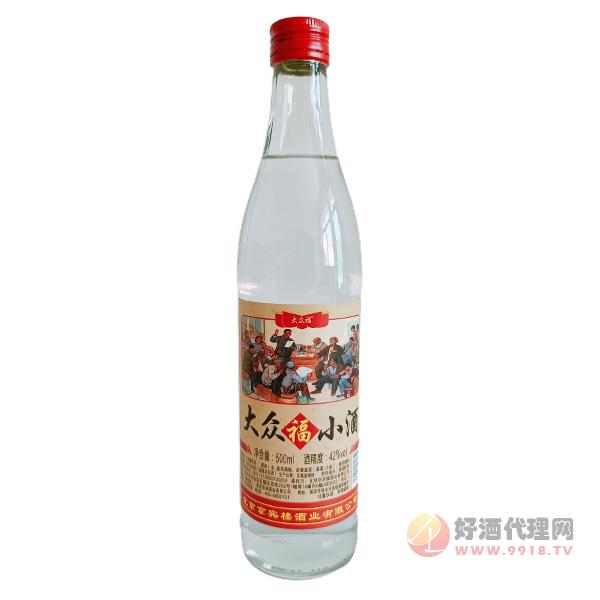 大众福小酒42度500ml