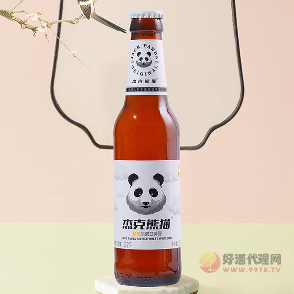 杰克熊猫精酿小麦白啤酒275ml