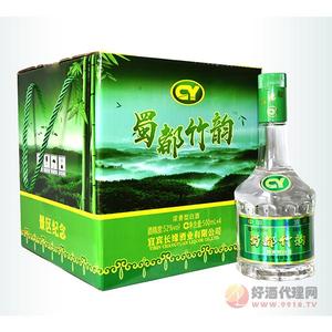 蜀都竹韵酒浓香型52度500mlx4瓶