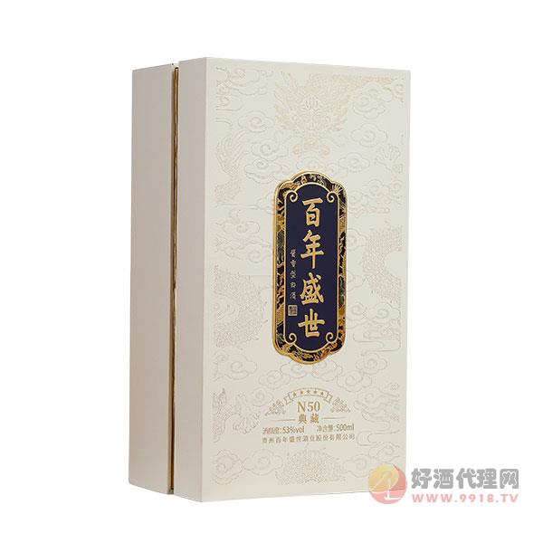 百年盛世龙腾盛世N50白酒500ml