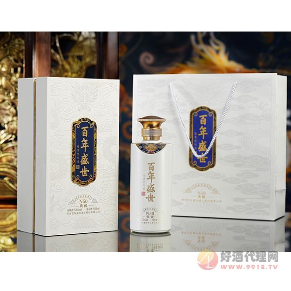 百年盛世龙腾盛世N50白酒500ml