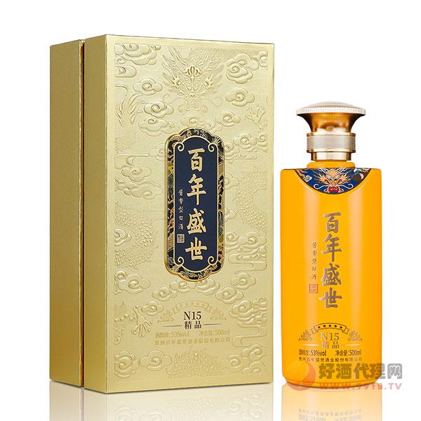 百年盛世龙腾盛世N15白酒500ml