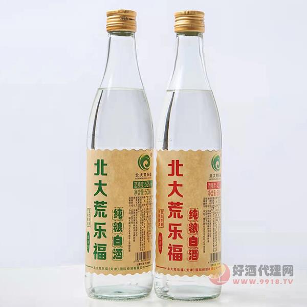 北大荒乐福纯粮白酒52度500ml