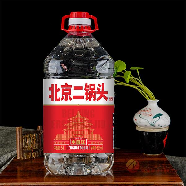 名口窖北京二锅头酒中国红60度5L
