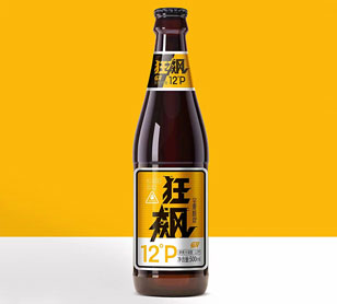 狂飙全麦原浆啤酒500ml