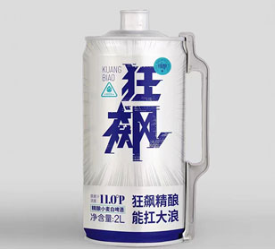 狂飙精酿小麦白啤酒2L