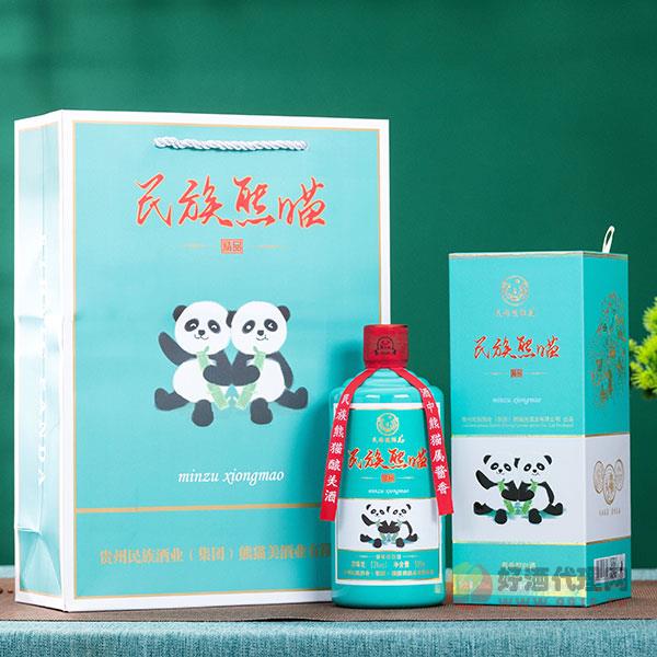 民族熊貓精品白酒500ml