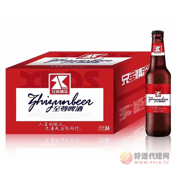 兄弟情深至尊啤酒275mlx24瓶