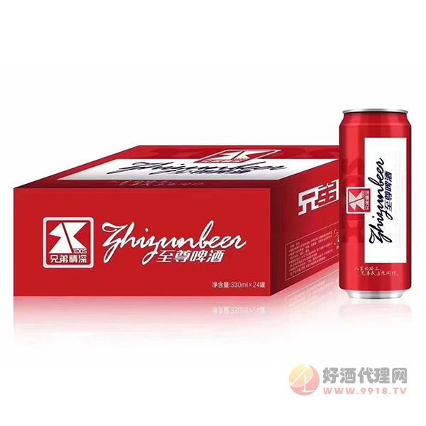 兄弟情深至尊啤酒330mlx24罐