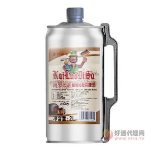 凯罗蒂萨精酿原浆白啤酒2L