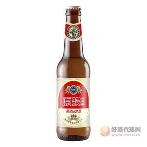 哎优优原浆白啤酒490ml