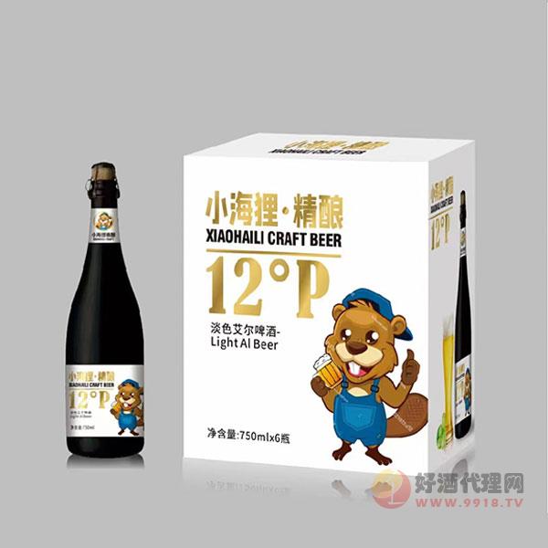 小海狸精酿淡色艾尔啤酒750mlx6瓶