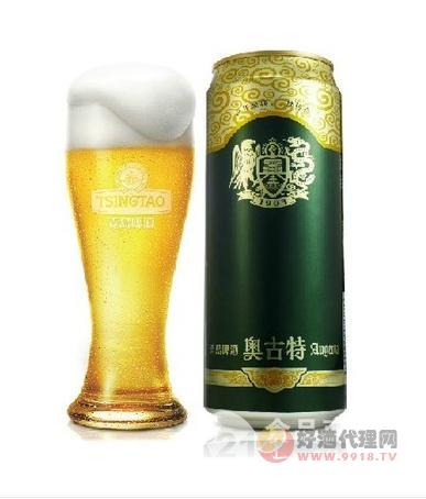 國產青島奧古特啤酒500ml