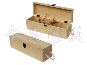 供应翻盖式松木单支酒盒