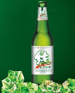 津江纯啤绿瓶500ml