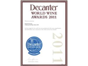 教皇金王《品醇客Decanter》世界葡萄酒比赛佳奖