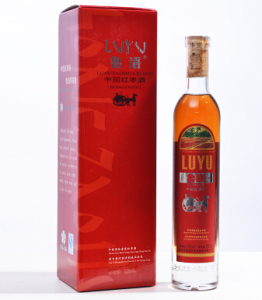鲁语红枣酒水晶瓶12度220ml