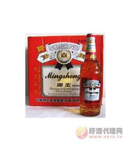 百威明生白瓶子啤酒500ml