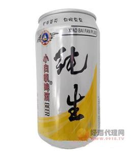 小白帆啤酒纯生330ml