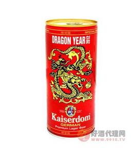 凯撒黄啤酒(2012限量版)500ml