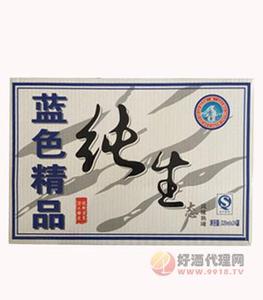 清源蓝色精品纯生啤酒320mlx24