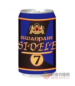 喜德利经典黑啤-（7号蓝黑色罐装）330ml