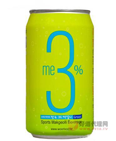 米3柚子味玛可利米酒罐装350ml